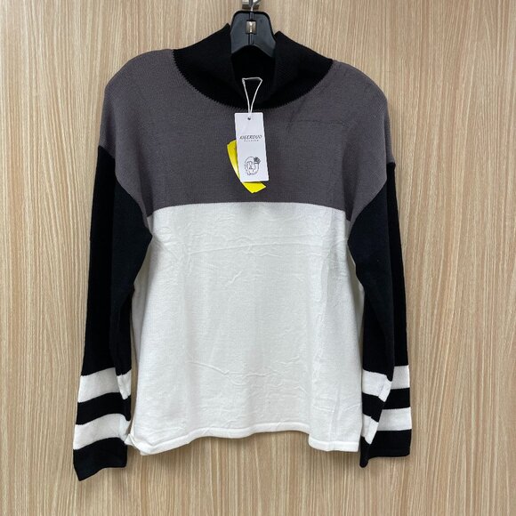 Xieerduo Sweaters - NWT Xieerduo Gray Colorblock Sweater Size Small